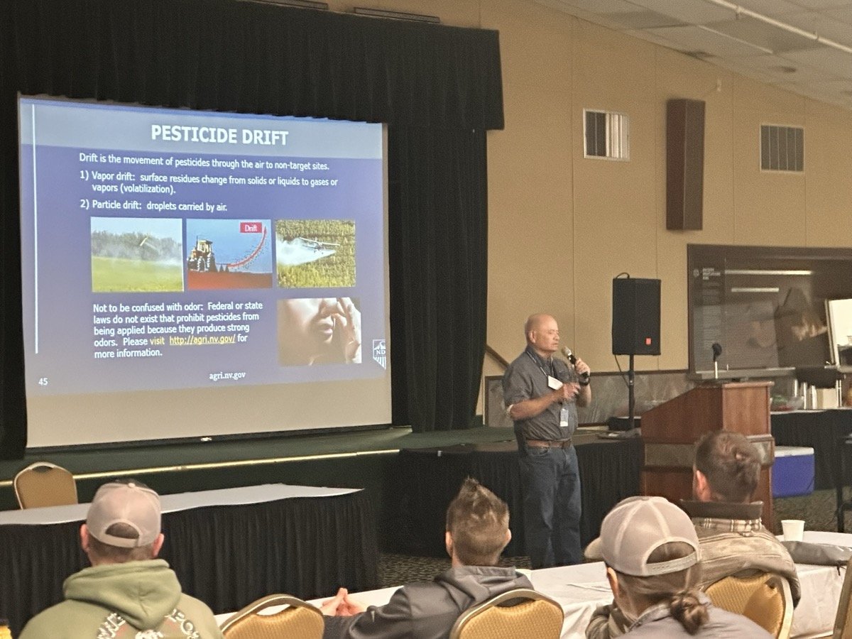 Sponsor recognition signage at ENLC's Invasive Species Conference